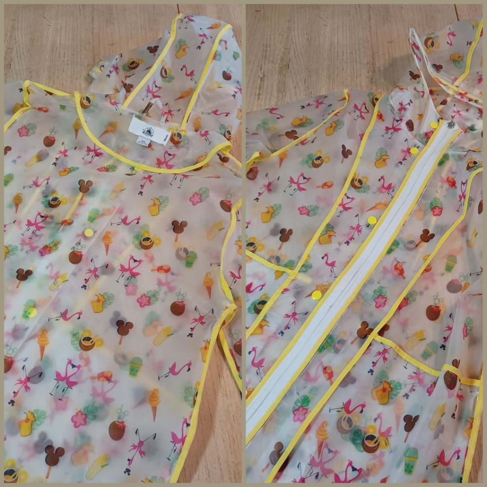 DISNEY PARKS CLEAR RAIN COAT SIZE XS - Picture 5 of 15